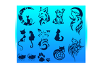 Tattoo Stencil Set No. 07