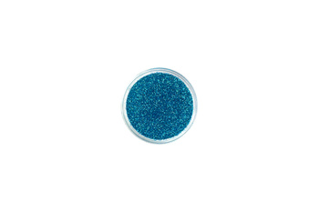 Light Blue Cosmetic Glitter 0.1 mm Fine 3 ml