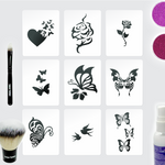 Zestaw Mini nr QT4 Kwiaty i Motyle