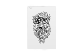 0722 Twarze | Zwierzęta | Symbole szablon Airbrush