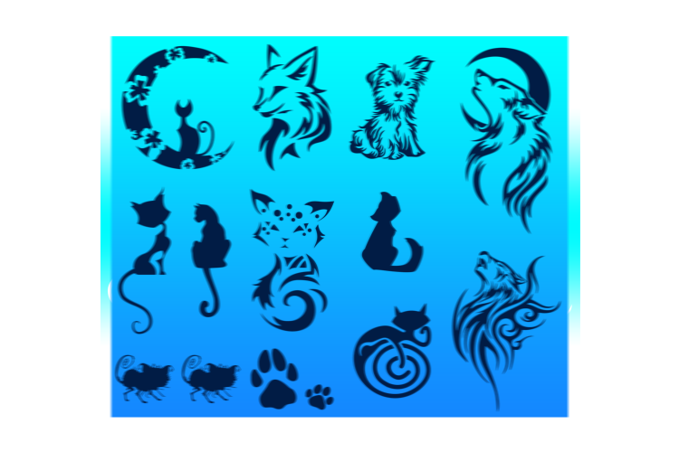 Tattoo Stencil Set No. 07