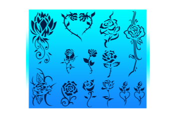 Tattoo Stencil Set No. 04