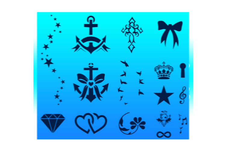Tattoo Stencil Set No. 21