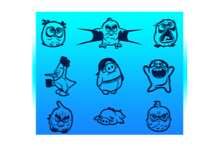 Tattoo Stencil Set No. 28