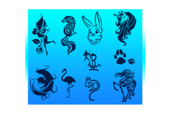 Tattoo Stencil Set No. 08