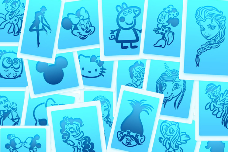 Tattoo Stencil Set for Girls – Fairy Tale Edition (30 pcs)