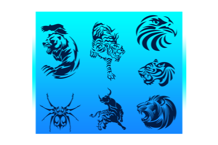 Tattoo Stencil Set No. 13
