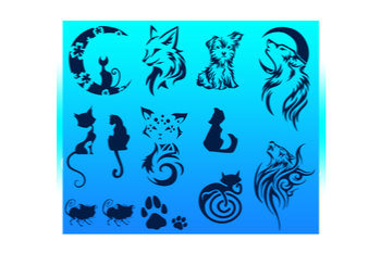 Tattoo Stencil Set No. 07