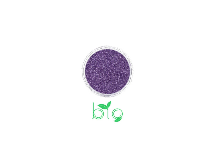 BIO Fiolet Brokat kosmetyczny biodegradowalny 0.1 mm miałki 3 ml