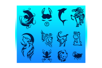 Tattoo Stencil Set No. 09