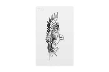 0730 Twarze | Zwierzęta | Symbole szablon Airbrush