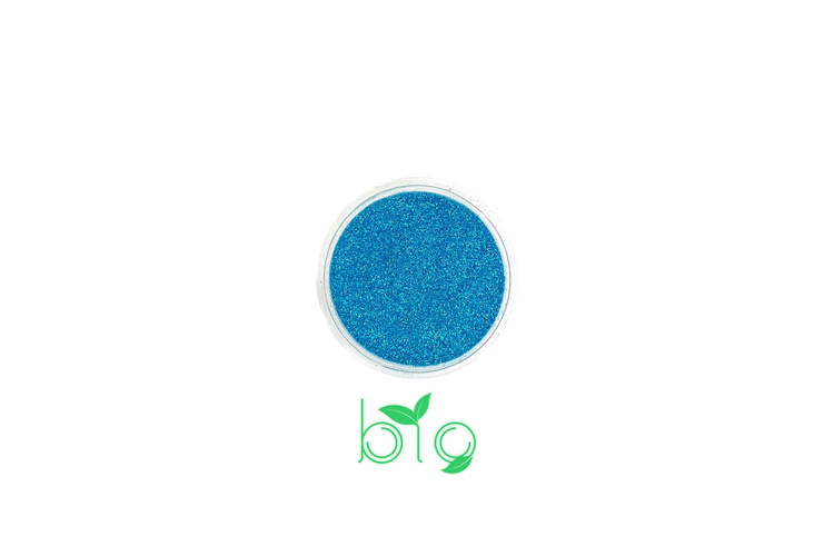 BIO Błękitne NieboBrokat kosmetyczny biodegradowalny 0.1 mm miałki 3 ml