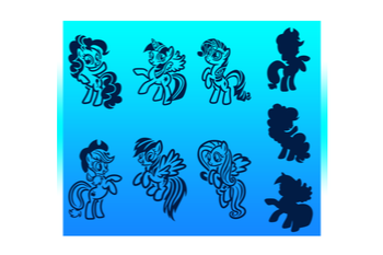 Tattoo Stencil Set No. 25