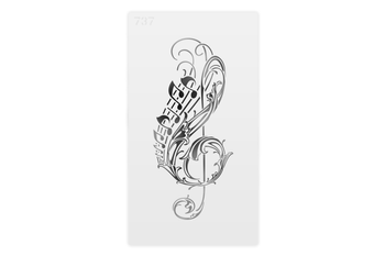 0737 Twarze | Zwierzęta | Symbole szablon Airbrush