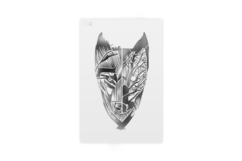 0718 Twarze | Zwierzęta | Symbole szablon Airbrush