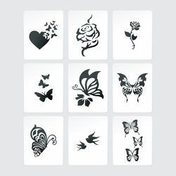 Pakiet Mini nr QT4 Kwiaty i Motyle