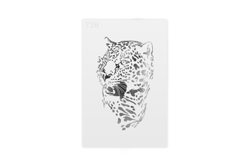 0728 Twarze | Zwierzęta | Symbole szablon Airbrush