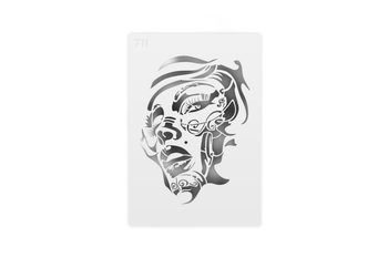 0711 Twarze | Zwierzęta | Symbole szablon Airbrush